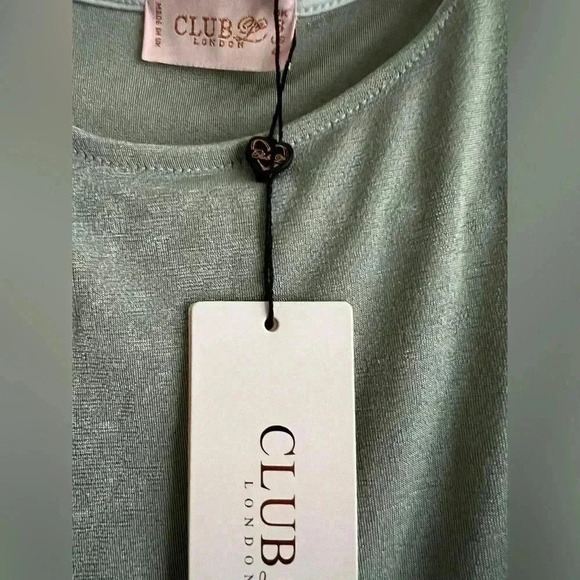 Club London New WithTags Side Rushed Mini Dress - Picture 3 of 6